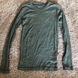 Gap XS green super soft long sleeve tee